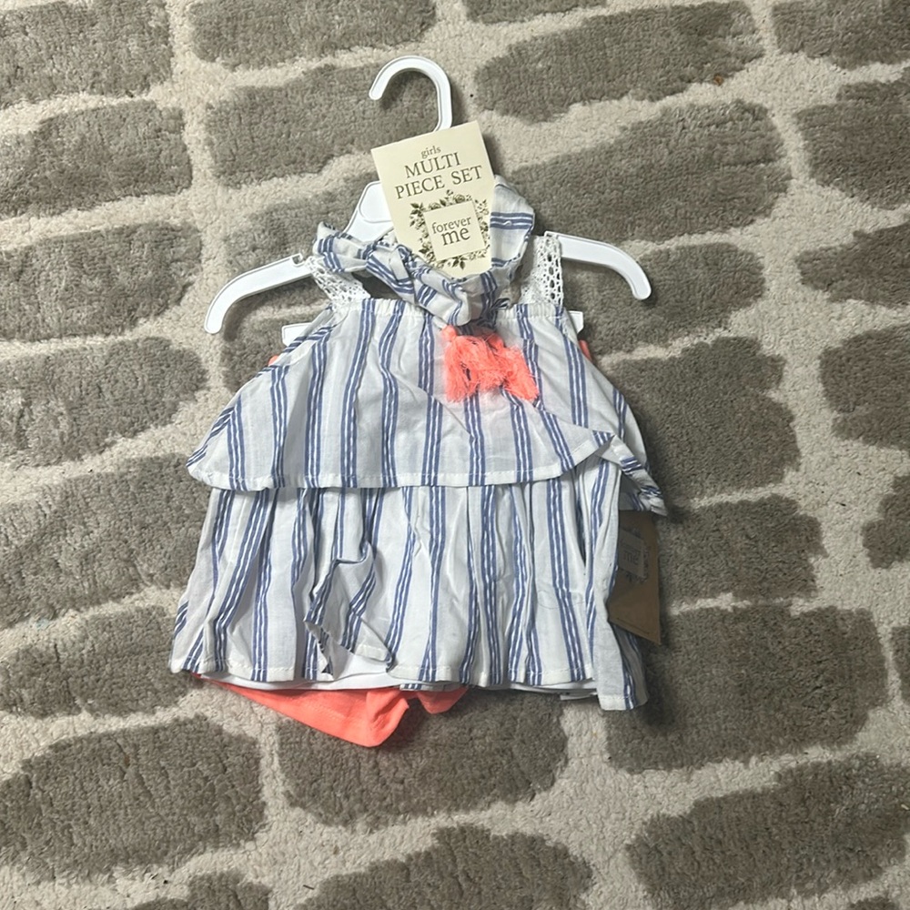 Brand new kids tank too and short set